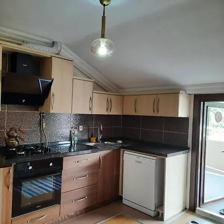 Deniz Manzarali Teras Cati Kati Appartement *